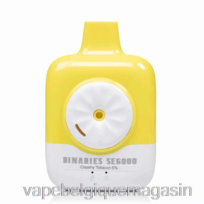 Vape Juice Horizon Binaires Se6000 Tabac Crémeux Jetable